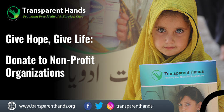 donate to non-profit organizations